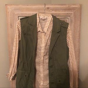 Old Navy Green Utility Vest